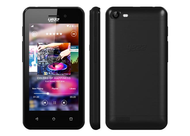 Yezz Andy 4E4 Tech Specifications