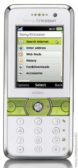 Sony Ericsson K660 Tech Specifications