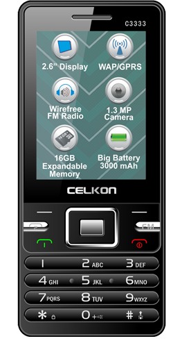 Celkon C3333 Tech Specifications