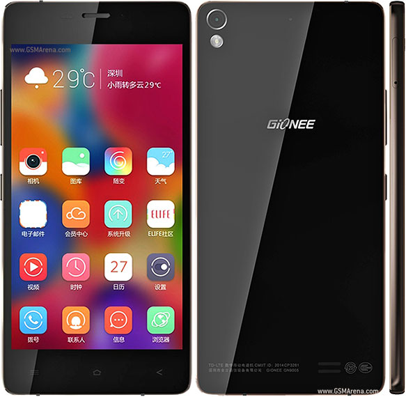 Gionee Elife S5.1 Tech Specifications