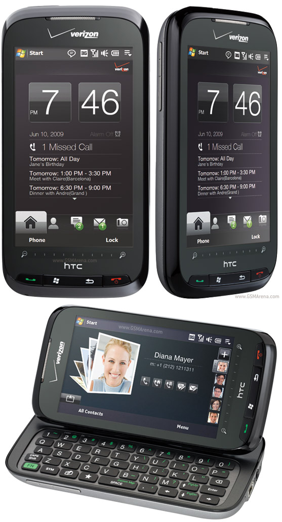 HTC Touch Pro2 CDMA Tech Specifications