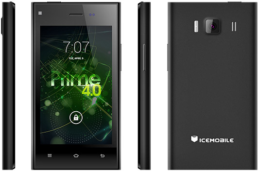 Icemobile Prime 4.0 Tech Specifications