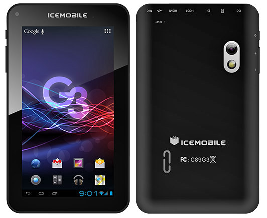 Icemobile G3 Tech Specifications