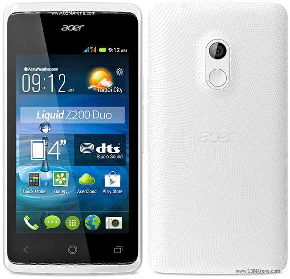 Acer Liquid Z200 Tech Specifications