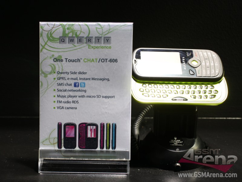 alcatel OT-606 One Touch CHAT Tech Specifications