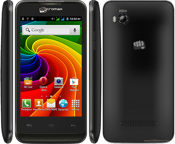 Micromax A36 Bolt Tech Specifications