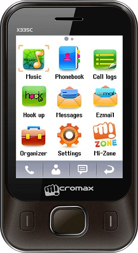 Micromax X335C Tech Specifications