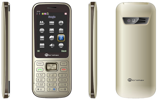 Micromax X231 Tech Specifications