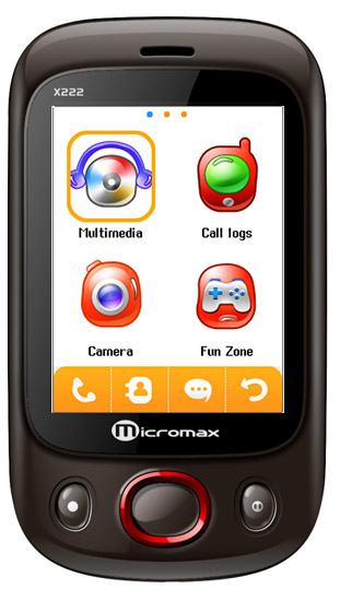 Micromax X222 Tech Specifications