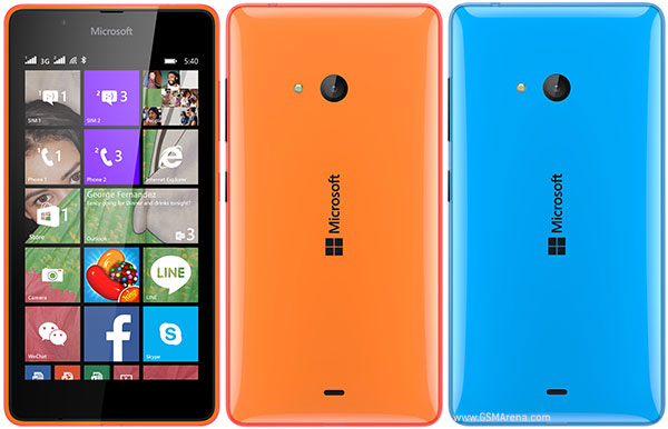 Microsoft Lumia 540 Dual SIM Tech Specifications