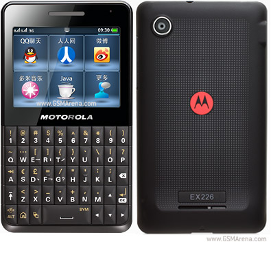 Motorola EX226 Tech Specifications