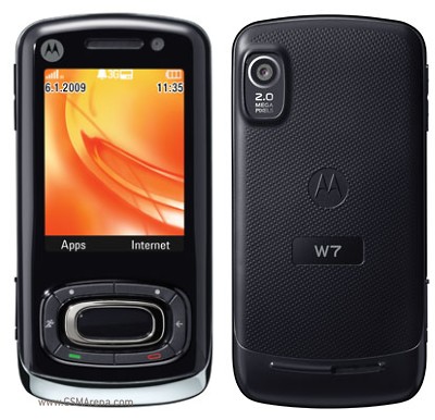 Motorola W7 Active Edition Tech Specifications