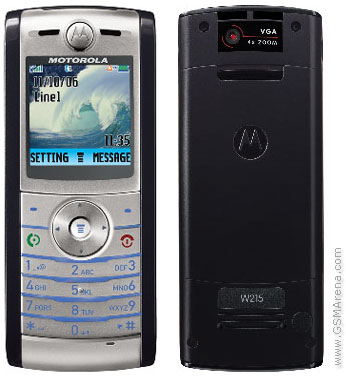 Motorola W215 Tech Specifications