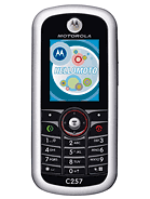 Motorola C257 especificación del modelo