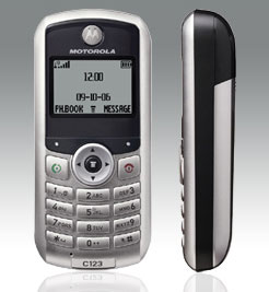 Motorola C123 Tech Specifications