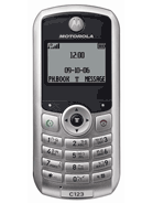 Motorola C123 Specifica del modello