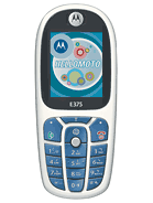 Motorola E375 Спецификация модели