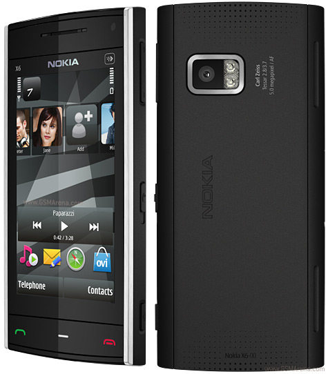 Nokia X6 8GB (2010) Tech Specifications