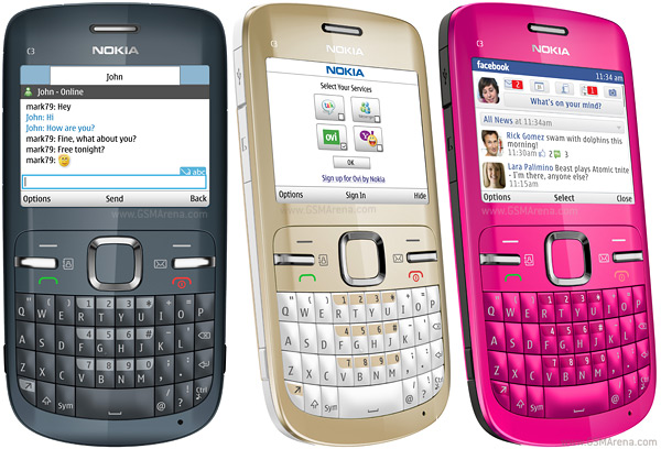 Nokia C3 (2010) Tech Specifications