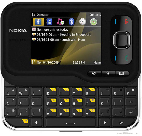 Nokia 6760 slide Tech Specifications