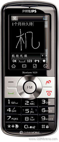 Philips Xenium X300 Tech Specifications