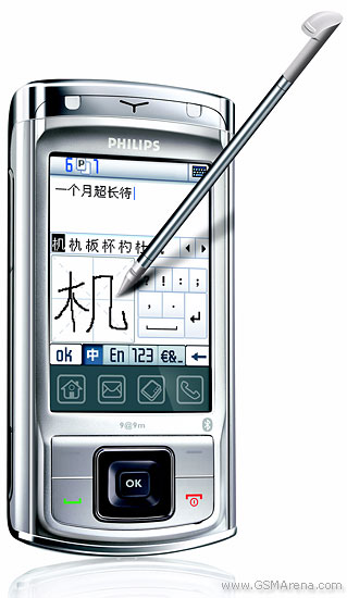 Philips Xenium 9@9m Tech Specifications