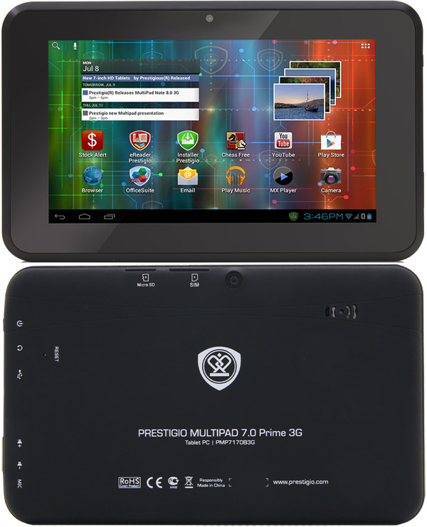 Prestigio MultiPad 7.0 Prime Duo 3G Tech Specifications