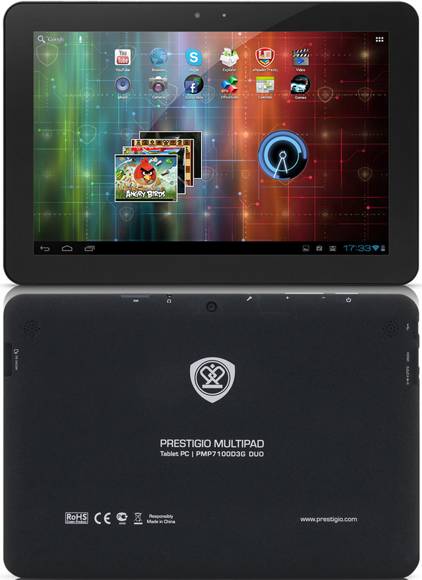 Prestigio MultiPad 10.1 Ultimate 3G Tech Specifications