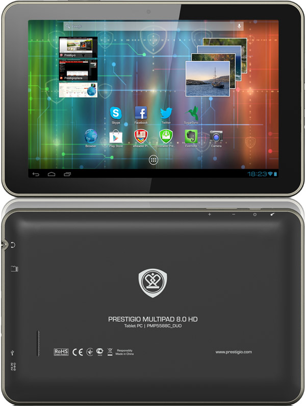 Prestigio MultiPad 8.0 HD Tech Specifications
