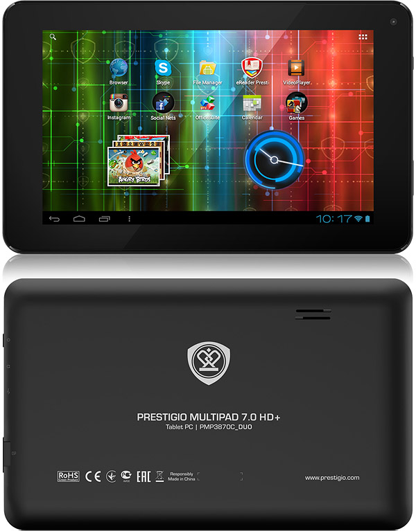 Prestigio MultiPad 7.0 HD + Tech Specifications
