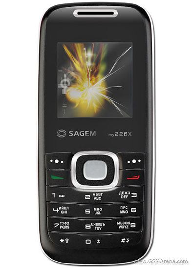 Sagem my226x Tech Specifications
