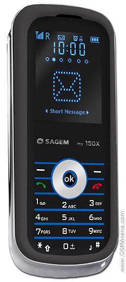Sagem my150X Tech Specifications