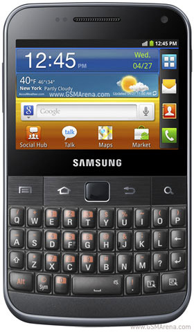 Samsung Galaxy M Pro B7800 Tech Specifications