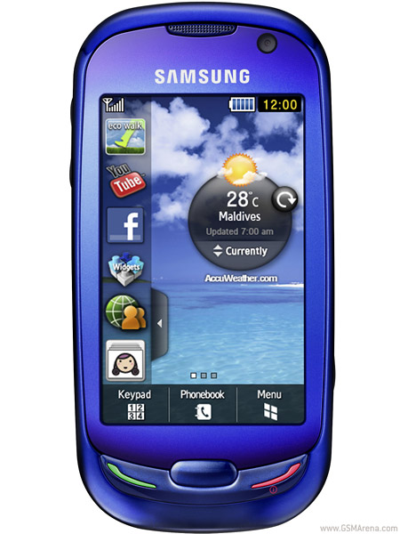 Samsung S7550 Blue Earth Tech Specifications