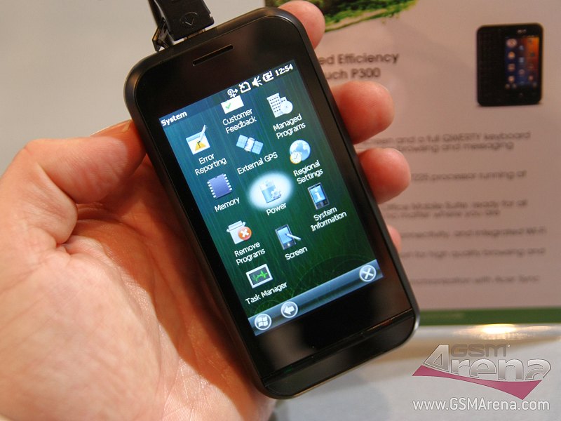 Acer neoTouch P300 Tech Specifications