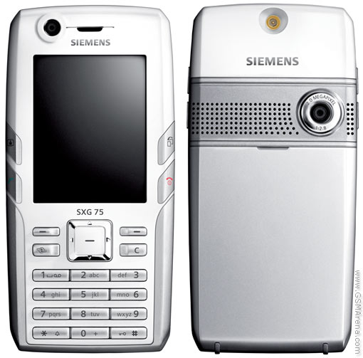 Siemens SXG75 Tech Specifications