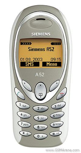 Siemens A52 Tech Specifications