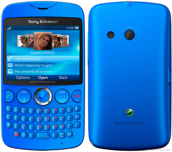 Sony Ericsson txt Tech Specifications