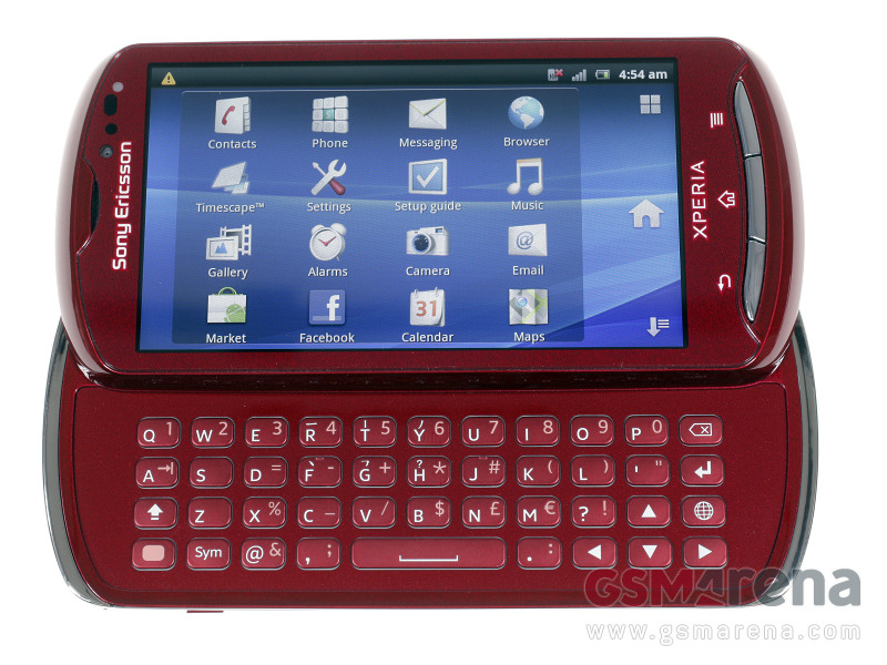 Sony Ericsson Xperia pro Tech Specifications