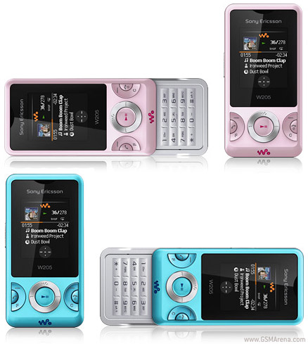 Sony Ericsson W205 Tech Specifications